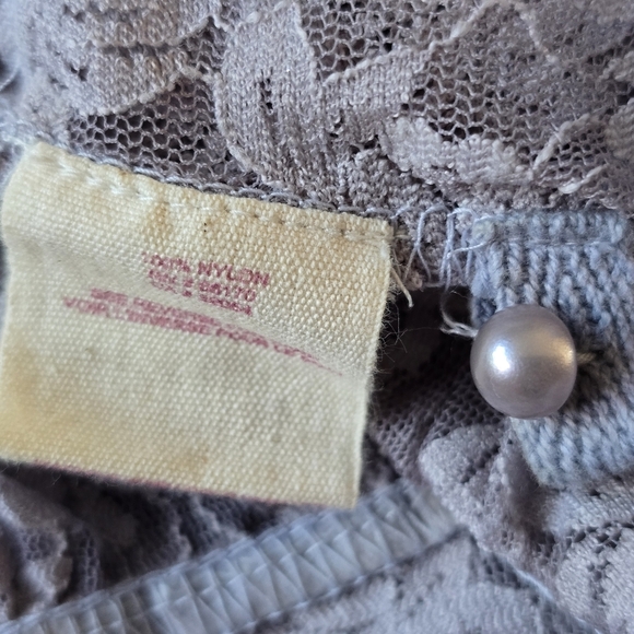 Free People Ruffle Lace Tank Top Size Medium - Picture 14 of 14